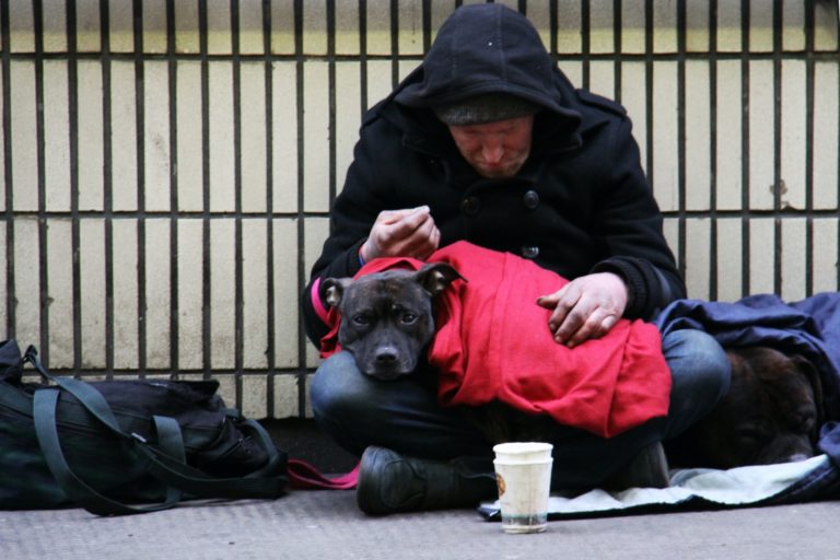 Homeless Man on the Street